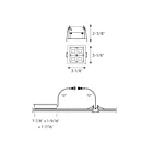 Dals Lighting MSL4-CC-AWH 12W 3" White Multi Spot Recessed Light