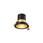Dals Lighting RC03-CC-35-RGGD-TBK 3" Gold Recessed Light Wattage and CCT Selectable