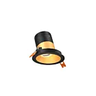 Dals Lighting RC03-CC-60-SLGD-TBK 3" Gold Recessed Light Wattage and CCT Selectable