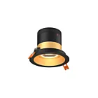 Dals Lighting RC04-CC-20-RGGD-TBK 4" Gold Recessed Light Wattage and CCT Selectable