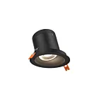 Dals Lighting RC04-CC-35-SLBK-TBK 4" Black Recessed Light Wattage and CCT Selectable