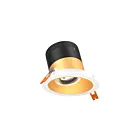 Dals Lighting RC04-CC-35-SLGD-TWH 4" Gold Recessed Light Wattage and CCT Selectable