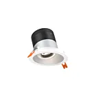 Dals Lighting RC04-CC-60-SLAZ-TWH 4" Alzak Recessed Light Wattage and CCT Selectable