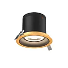 Dals Lighting RC06-CC-20-RGBK-TGD 6" Black Recessed Light Wattage and CCT Selectable