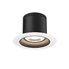 Dals Lighting RC06-CC-20-RGBK-TL 6" Black Recessed Light Wattage and CCT Selectable