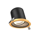 Dals Lighting RC06-CC-20-SLBK-TGD 6" Black Recessed Light Wattage and CCT Selectable