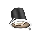 Dals Lighting RC06-CC-20-SLBK-TWH 6" Black Recessed Light Wattage and CCT Selectable