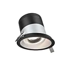 Dals Lighting RC06-CC-35-SLAZ-TBK 6" Alzak Recessed Light Wattage and CCT Selectable