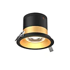 Dals Lighting RC06-CC-60-RGGD-TBK 6" Gold Recessed Light Wattage and CCT Selectable