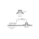 Dals Lighting RGR4-CC-BK 14W 4" Black Recessed Light