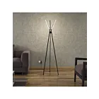 Dals Lighting STRFL-3K-BK 14W 64" Black Floor Lamp