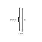 Dals Lighting SWS24-3K-WH 24W White LED Vanity Light