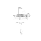 Dals Lighting W3PD36-CC-BK 31W Black Pendant