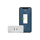 Leviton D23LP-1BW White Decora Smart Wi-Fi Mini Plug-In Dimmer