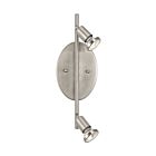 Eglo 200776A 100W Satin Nickel and Chrome Halogen Adjustable Track Light