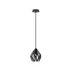 Eglo Carlton 202036A 3-Lights 180 Watt Black and Copper Pendant
