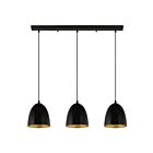 Eglo Safi 202264A 3-Lights 180 Watt Black and Gold Pendant