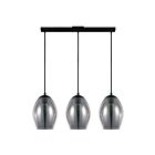 Eglo Estanys 204238A 3-Lights 180 Watt Black Pendant