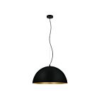 Eglo Rafaelino 204321A 1-Light 60 Watt Black and Gold Pendant