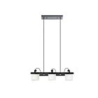 Eglo Drummond 204941A 3-Lights 120 Watt Black Pendant