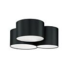 Eglo Pastore 205186A 3-Lights Black Ceiling Light