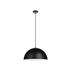 Eglo 205292A 1-Light 60 Watt Black and White Pendant