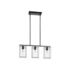 Eglo Loncino 205297A 3-Lights 180 Watt Black Pendant