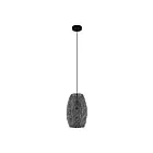 Eglo Riyadh 43391A 1-Light 60 Watt Black Pendant