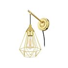 Eglo Tarbes 43684A 15W Brushed Brass Wall Light