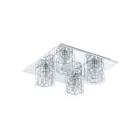 Eglo Pianella 91733A 4-Lights Chrome Ceiling Light