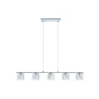 Eglo Pianella 91734A 5-Lights 300 Watt Chrome Pendant