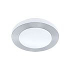 Eglo Led 93287A 1-Light White and Brushed Aluminium Ceiling Light