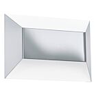 Eglo 93316A Esparta 5W Chrome and White LED Module Outdoor Wall Light