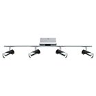Eglo 95438A Bernedo 17.6W Chrome and Black LED Spot Light