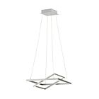 Eglo 95743A Tamasera 1-Light 40W Satin Nickel LED Cord Pendant