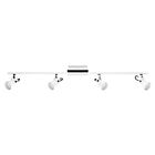 Eglo 97374A 20W White and Black LED Adjustable Track Light