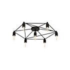 Eglo Staiti 97904A 7-Lights Black Ceiling Light