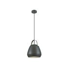 Eglo Bednall 98349A 1-Light 60 Watt Umbra Grey and Pearl Grey Pendant