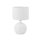 Eglo Montalbano 98381A White 1-Light 85W Table Lamp