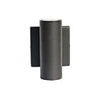 Eiko CWSWP32-75-10W-930-U-BK Black 2-Lights 20W Cylinder Wall Sconce Westport