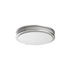 Eiko Ages FMAGE14-150-20W-8CCT5-120DT-SL Silver 20W LED Flush Mount CCT Selectable