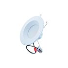 Eiko RDR6-13W9CCT5-120DTWHB 6'' White 13W Recessed Downlight Retrofit CCT Selectable