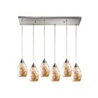 ELK Home Capri Configurable 10141-6RC Satin Nickel 6 Lights 600W Multi Pendant