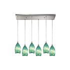 ELK Home Collanino Configurable 10650-6RC Satin Nickel 6 Lights 360W Multi Pendant