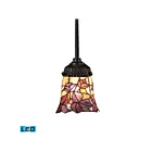 ELK Home Mix-N-Match 078-TB-17-LED Tiffany Bronze 1 Light 9.5W LED Mini Pendant