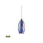 ELK Home Iridescence Configurable 10076-1SBI-LED Satin Nickel 1 Light 4.8W LED Multi Pendant