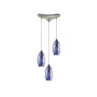 ELK Home Iridescence Configurable 10076-3SBI Satin Nickel 3 Lights 180W Multi Pendant