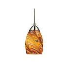 ELK Home Mini Vortex 10089-1RV Satin Nickel 1 Light 100W Mini Pendant