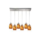 ELK Home Mini Vortex 10089-6RC-RV Satin Nickel 6 Lights 600W Mini Pendant