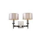 ELK Home Pembroke 10122-2 Polished Nickel 2 Lights 120W Wall Sconce